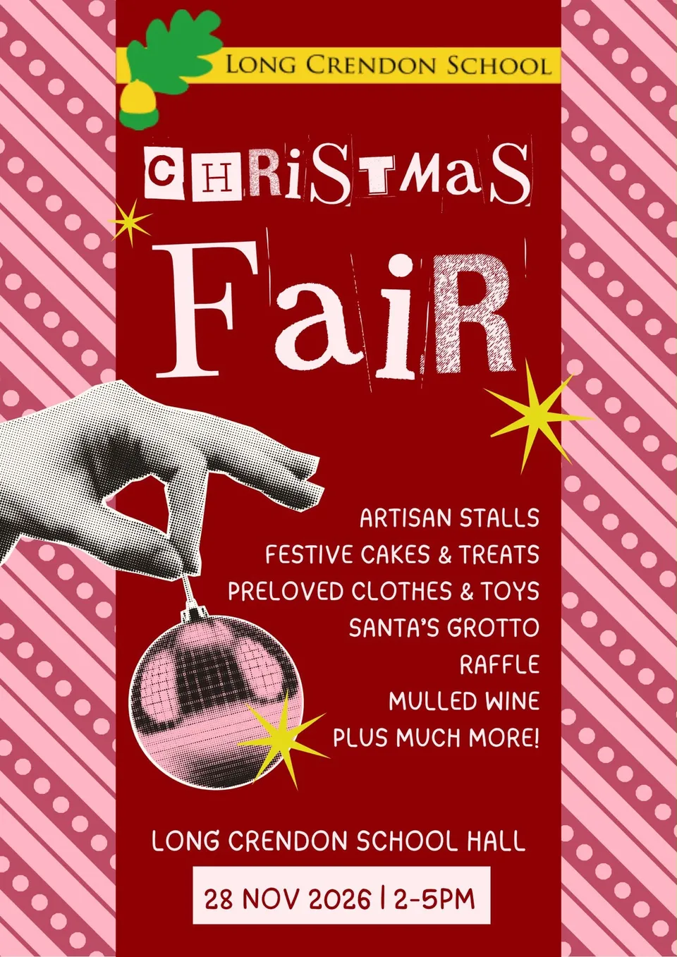 The poster or photo for Long Crendon School Christmas Fair